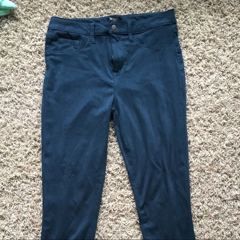 Faux suede leggings